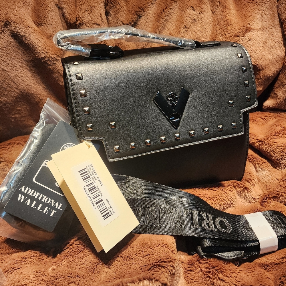 Valentino Orlandi Black Studded Bag